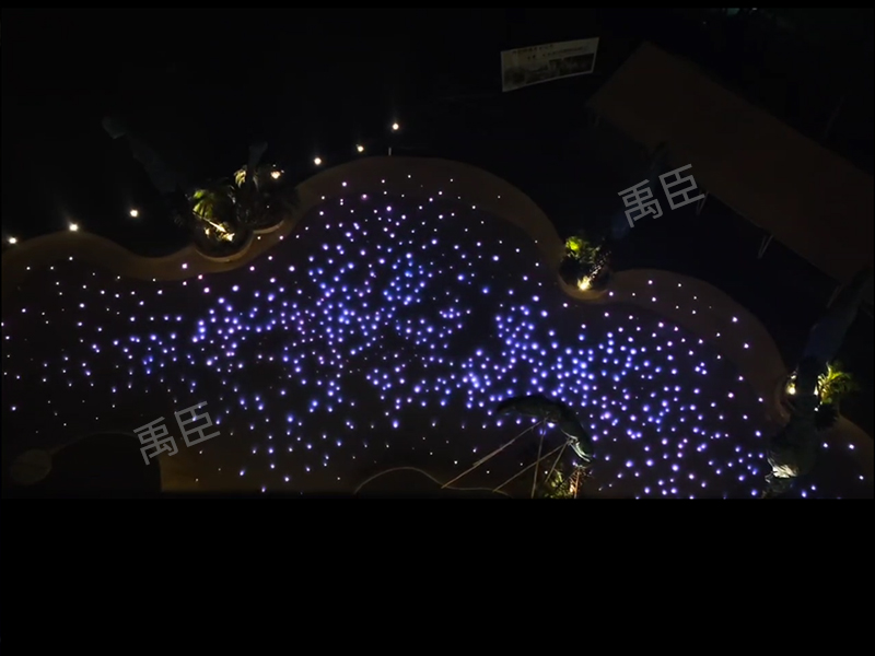 泳池星空灯