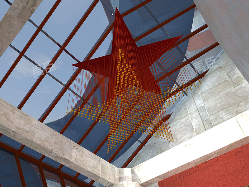 光纤吊灯YC-GQDD02