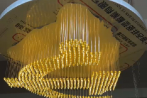  光纤党徽灯